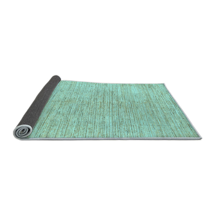 Sideview of Solid Light Blue Modern Rug, abs1417lblu