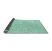 Sideview of Solid Light Blue Modern Rug, abs1417lblu