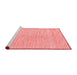 Modern Red Washable Rugs