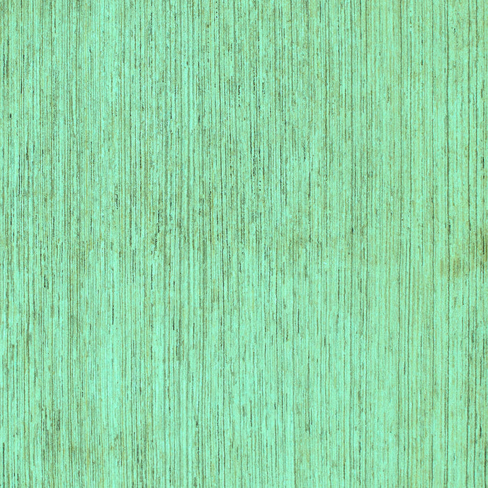 Square Machine Washable Solid Turquoise Modern Area Rugs, wshabs1417turq