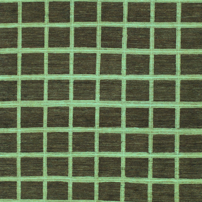 Checkered Turquoise Modern Rug, abs1418turq