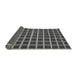 Sideview of Checkered Gray Modern Rug, abs1418gry