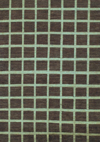 Checkered Light Blue Modern Rug, abs1418lblu