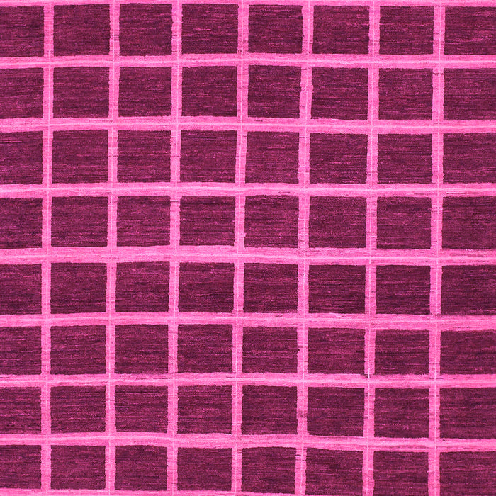 Machine Washable Checkered Pink Modern Rug, wshabs1418pnk