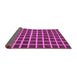 Sideview of Checkered Purple Modern Rug, abs1418pur