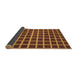 Sideview of Checkered Brown Modern Rug, abs1418brn