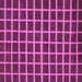 Square Checkered Purple Modern Rug, abs1418pur