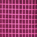 Square Checkered Pink Modern Rug, abs1418pnk