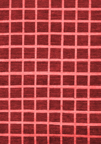 Checkered Red Modern Rug, abs1418red