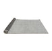 Sideview of Solid Gray Modern Rug, abs1419gry