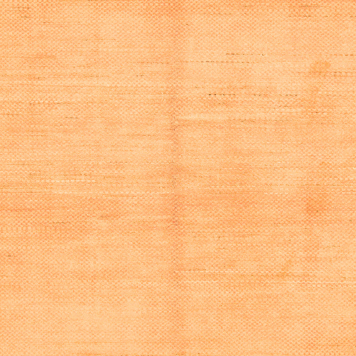 Square Machine Washable Solid Orange Modern Area Rugs, wshabs1419org