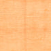 Square Machine Washable Solid Orange Modern Area Rugs, wshabs1419org