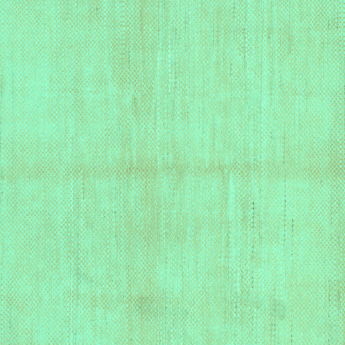 Square Machine Washable Solid Turquoise Modern Area Rugs, wshabs1419turq