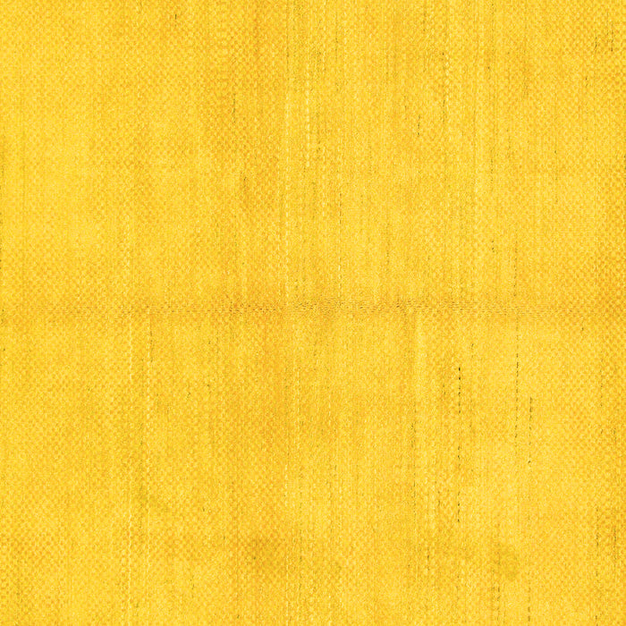 Square Solid Yellow Modern Rug, abs1419yw