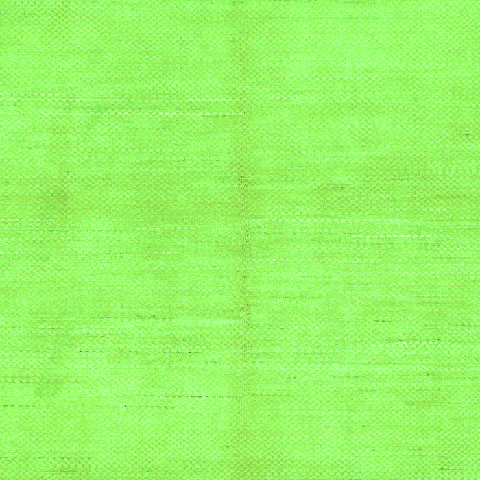 Square Machine Washable Solid Green Modern Area Rugs, wshabs1419grn