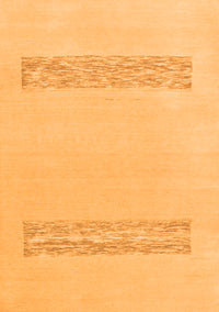 Solid Orange Modern Rug, abs141org