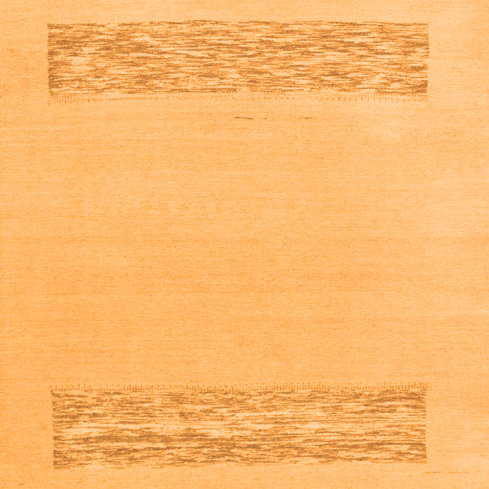 Solid Orange Modern Rug, abs141org