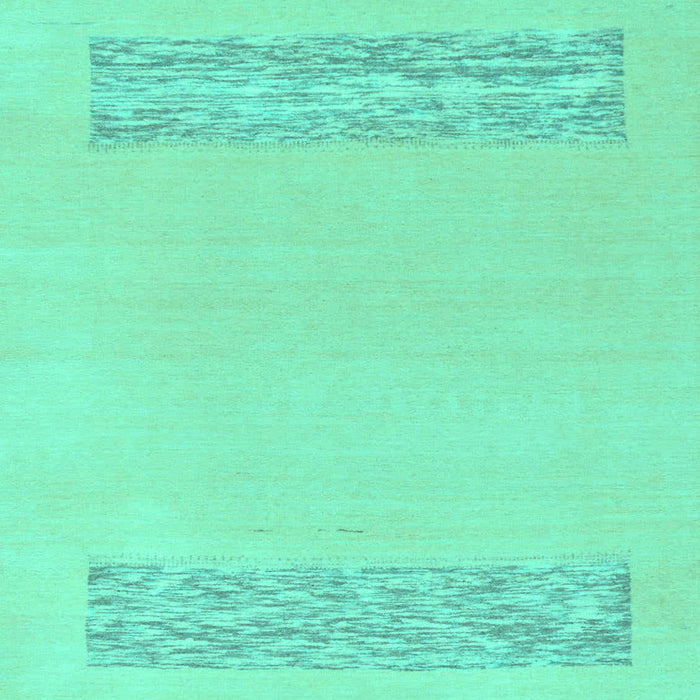 Machine Washable Solid Turquoise Modern Area Rugs, wshabs141turq