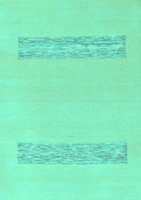 Solid Turquoise Modern Rug, abs141turq