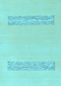 Solid Light Blue Modern Rug, abs141lblu