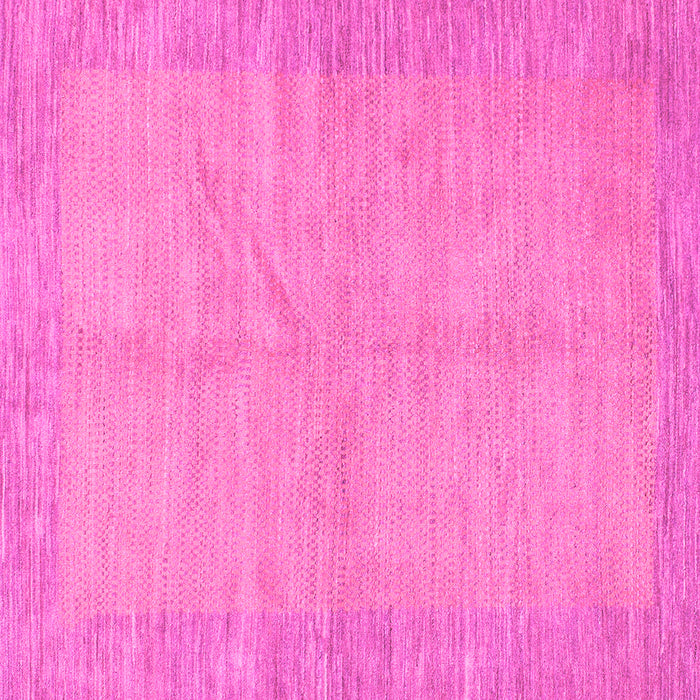 Square Machine Washable Abstract Pink Modern Rug, wshabs1420pnk