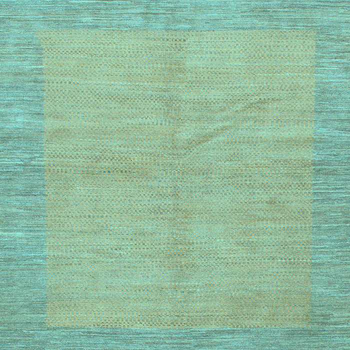 Square Machine Washable Abstract Light Blue Modern Rug, wshabs1420lblu