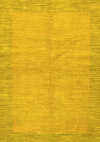 Abstract Yellow Modern Rug, abs1420yw