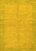 Abstract Yellow Modern Rug, abs1420yw