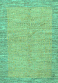 Abstract Turquoise Modern Rug, abs1420turq