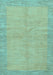 Abstract Light Blue Modern Rug, abs1420lblu