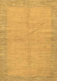 Abstract Brown Modern Rug, abs1420brn