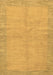 Abstract Brown Modern Rug, abs1420brn