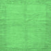 Square Abstract Emerald Green Modern Rug, abs1420emgrn