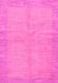 Machine Washable Abstract Pink Modern Rug, wshabs1420pnk