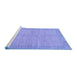 Sideview of Machine Washable Abstract Blue Modern Rug, wshabs1420blu