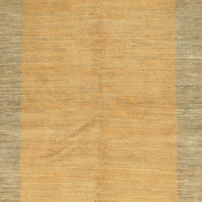 Machine Washable Abstract Orange Rug, wshabs1420