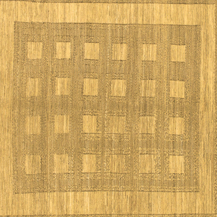 Square Checkered Brown Modern Rug, abs1421brn