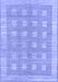 Checkered Blue Modern Rug, abs1421blu