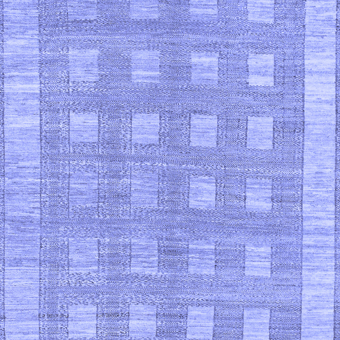 Machine Washable Checkered Blue Modern Rug, wshabs1421blu