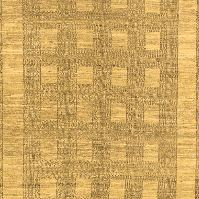 Checkered Brown Modern Rug, abs1421brn