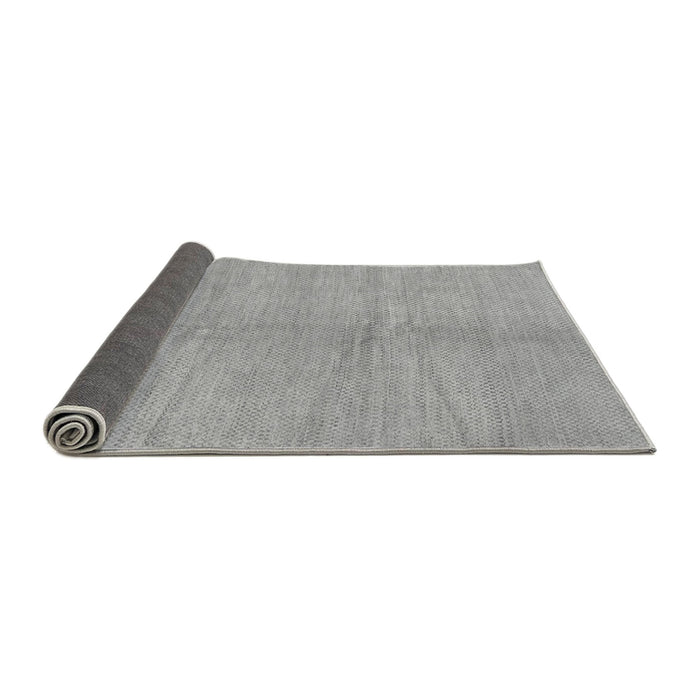 Sideview of Abstract Gray Modern Rug, abs1422gry