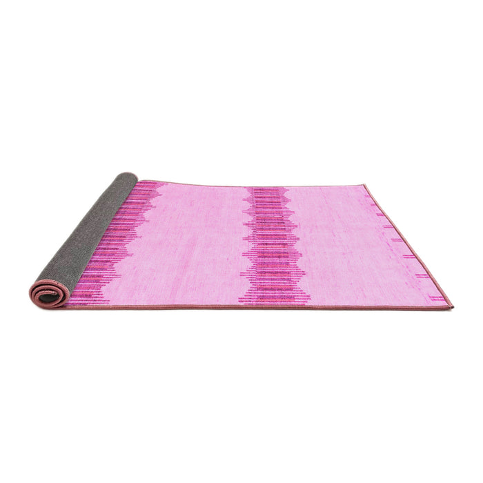 Sideview of Solid Pink Modern Rug, abs1423pnk