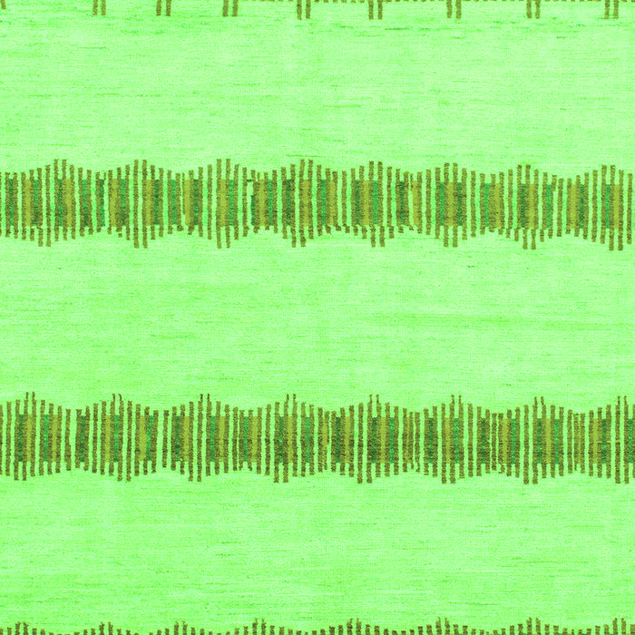 Square Solid Green Modern Rug, abs1423grn