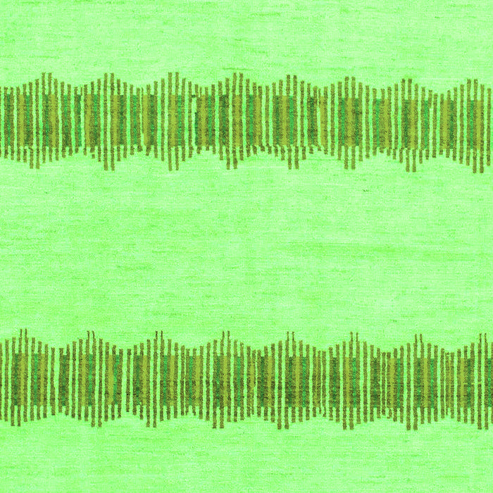 Machine Washable Solid Green Modern Area Rugs, wshabs1423grn