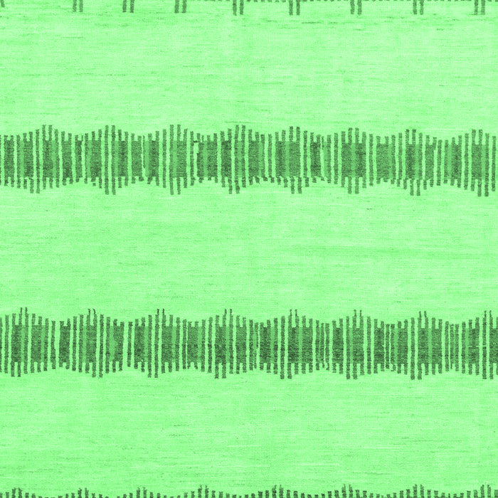 Square Solid Emerald Green Modern Rug, abs1423emgrn