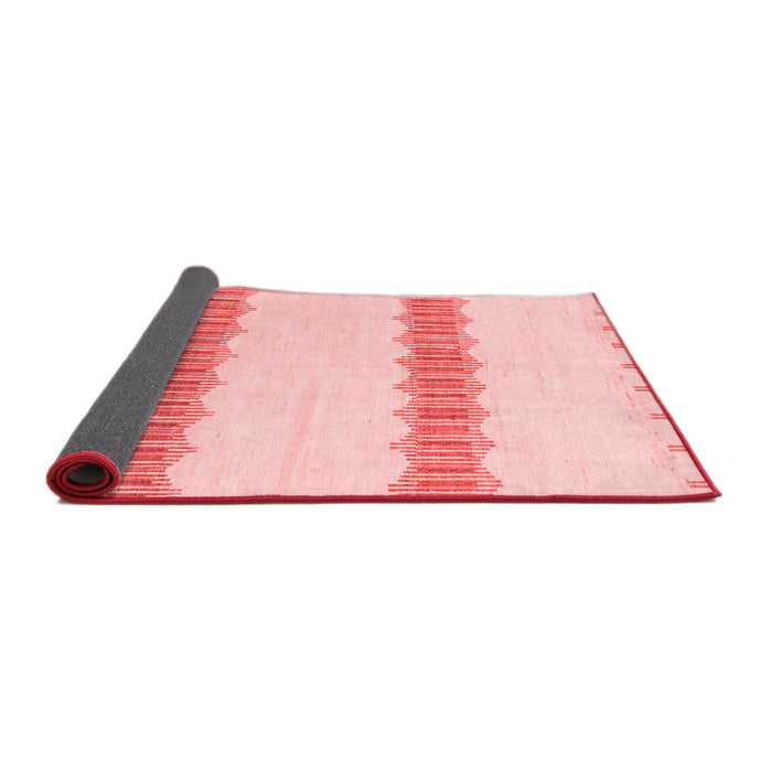 Solid Red Modern Area Rugs