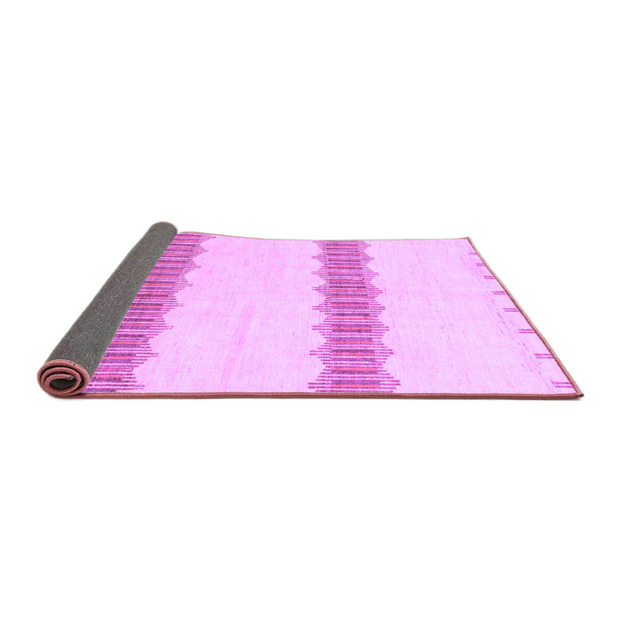 Sideview of Solid Purple Modern Rug, abs1423pur