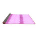 Sideview of Solid Purple Modern Rug, abs1423pur