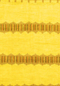 Solid Yellow Modern Rug, abs1423yw