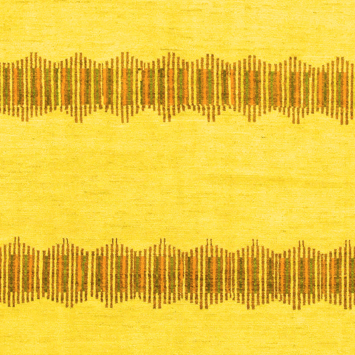 Solid Yellow Modern Rug, abs1423yw